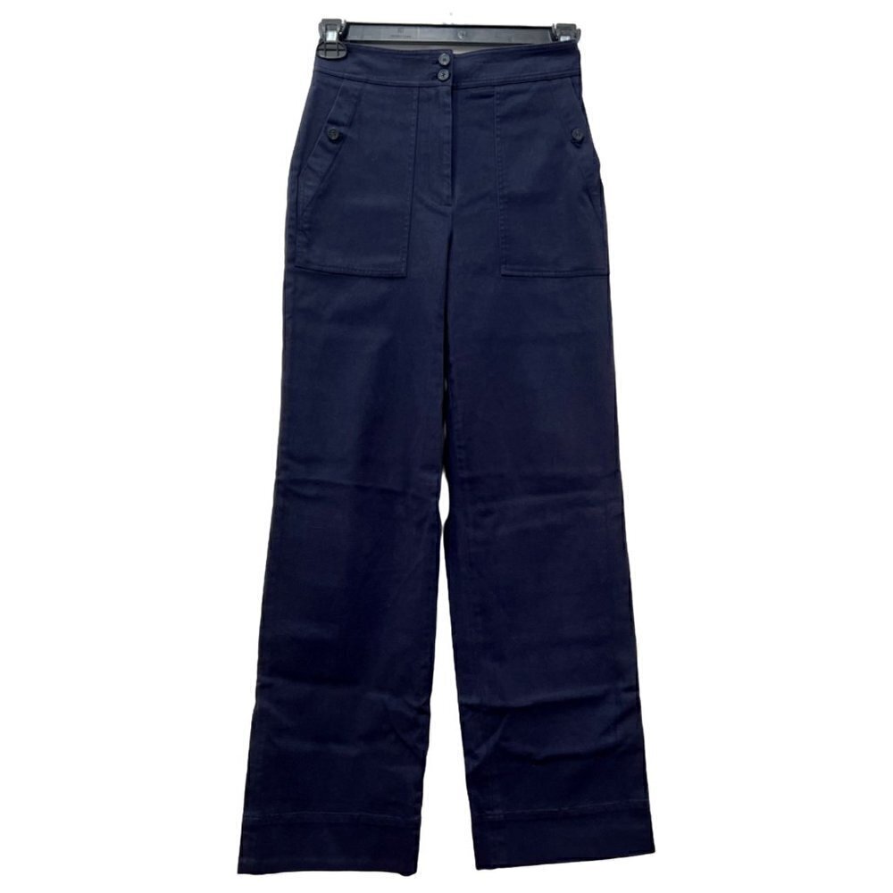 NWOT Nordstrom Signature Size 4 Navy Blue Women's Bootcut Pants MSRP $169